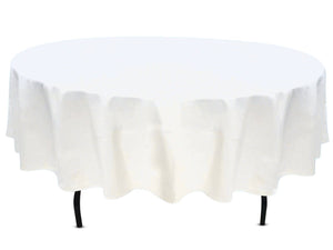 90'' round fire retardant tablecloth