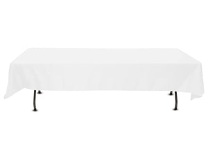 60'' x 102'' fire retardant tablecloth