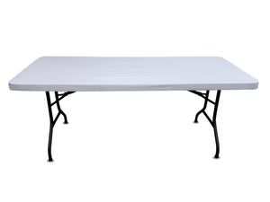 6-ft rectangular spandex topper (tablecloth)