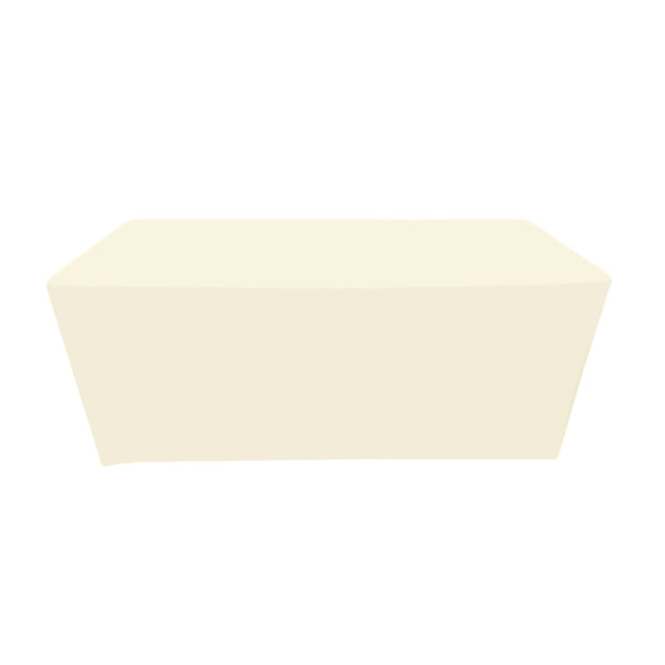 6' fitted regular fabric tablecloth