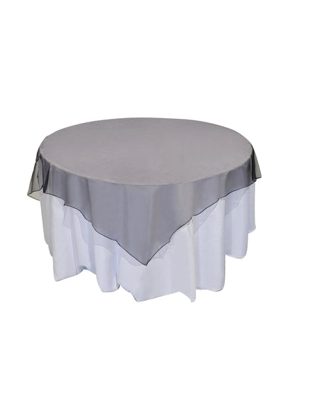 72’’ x 72’’ organza tablecloth