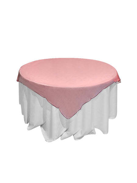 72’’ x 72’’ organza tablecloth