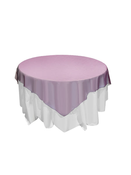 72’’ x 72’’ organza tablecloth