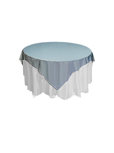 72’’ x 72’’ organza tablecloth