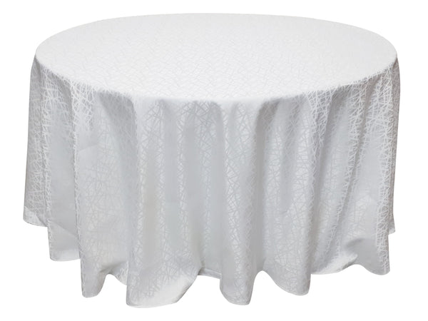 120'' round tablecloth (crystal pattern)
