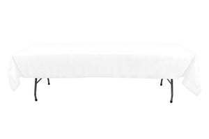 60'' x 126'' fire retardant tablecloth
