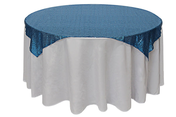 60'' x 60'' sequin tablecloth