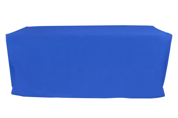 6' fitted regular fabric tablecloth