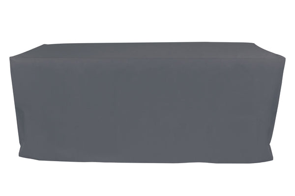 6' fitted regular fabric tablecloth