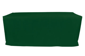 6' fitted regular fabric tablecloth