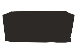 6' fitted fire retardant tablecloth