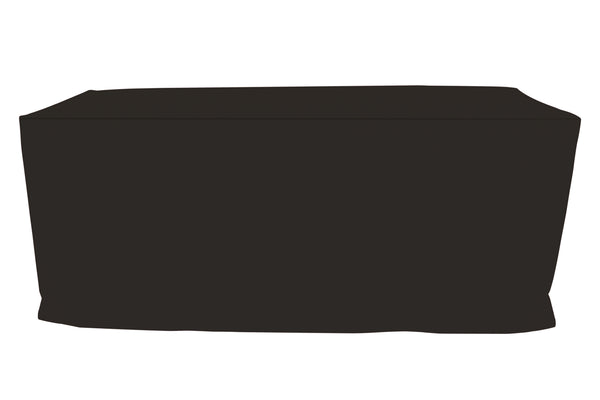 6' fitted regular fabric tablecloth