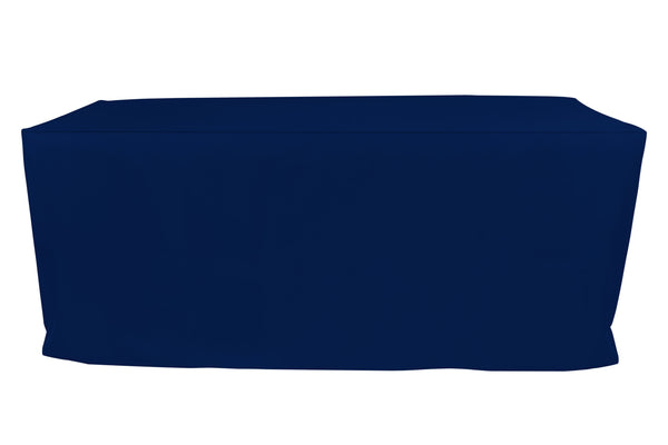 6' fitted regular fabric tablecloth