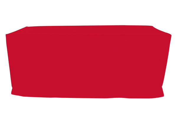 6' fitted regular fabric tablecloth