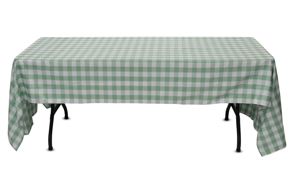54'' x 120'' checkered tablecloth