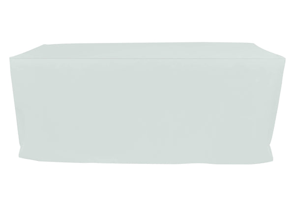 6' fitted regular fabric tablecloth