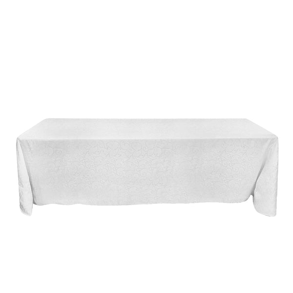 90'' x 156" jacquard tablecloth