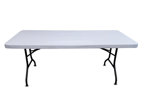 6-ft rectangular spandex topper (tablecloth)